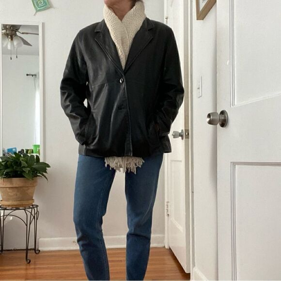 Handmade Crochet 60” 
Scarf neutral Cream Earthy Granola Girl‎ - Picture 11 of 12